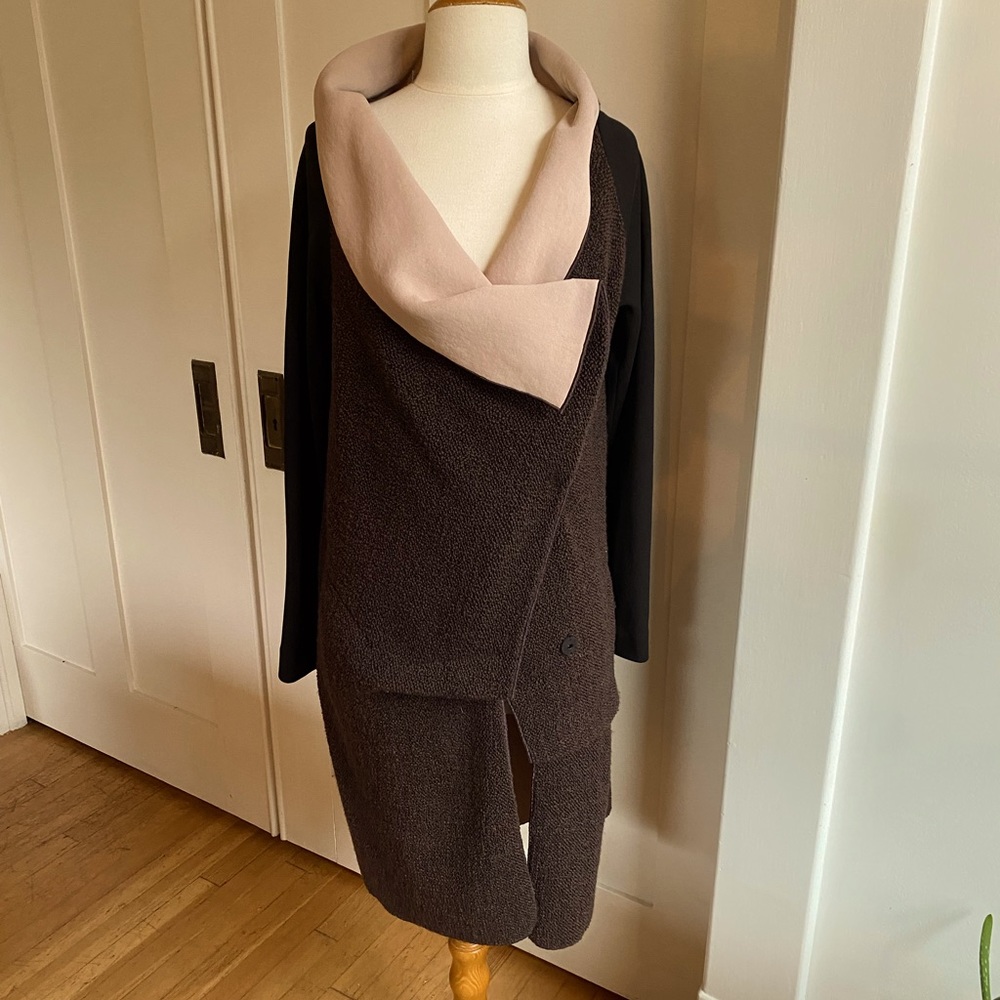 Roland Mouret bouclé scuba coat